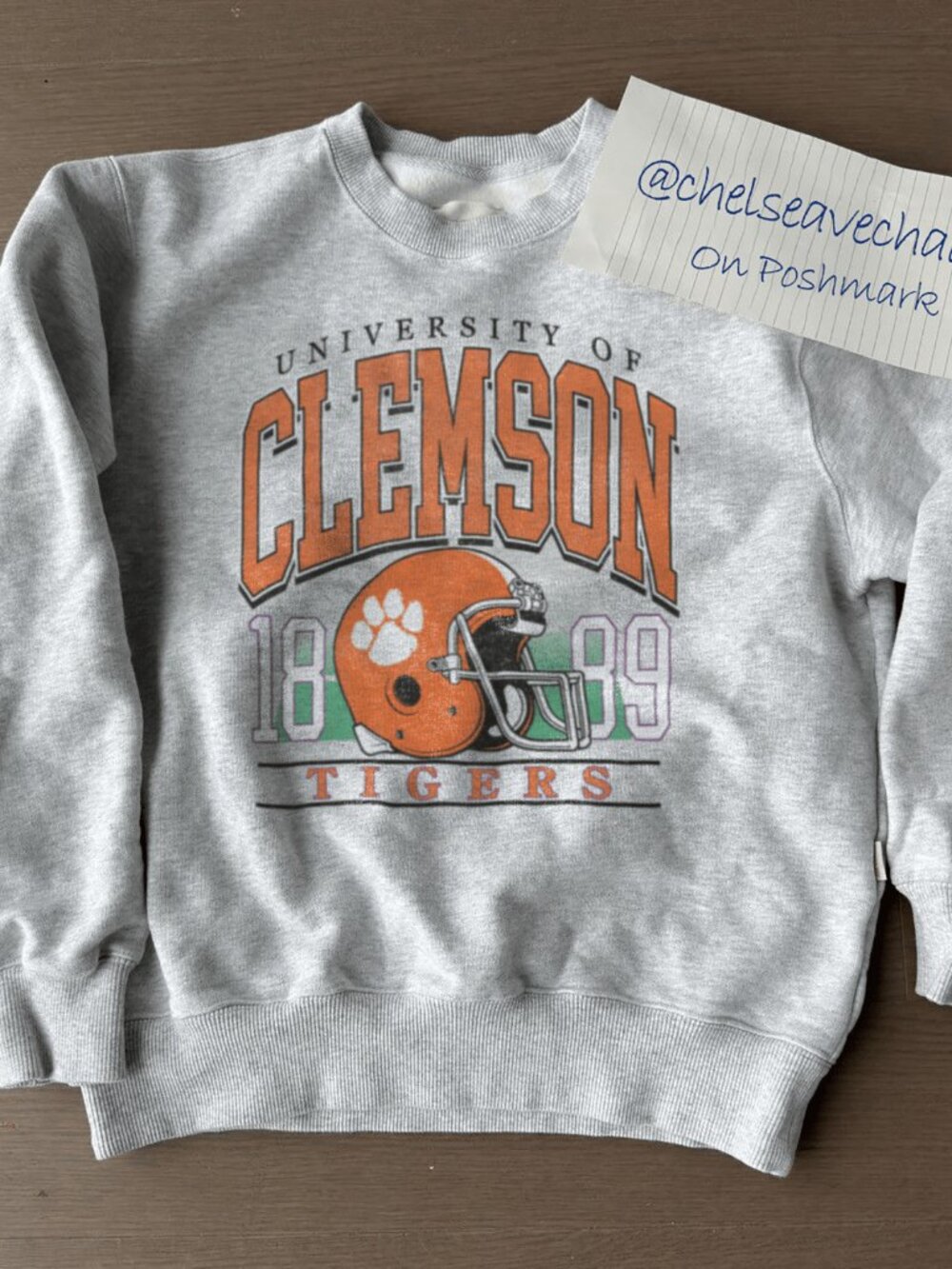 1889 Vintage University of Clemson Tigers Sweatshirt, Clemson Tigers Football